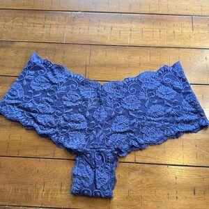 Nordstrom Intimates Lace Boyshorts Panties Navy Large